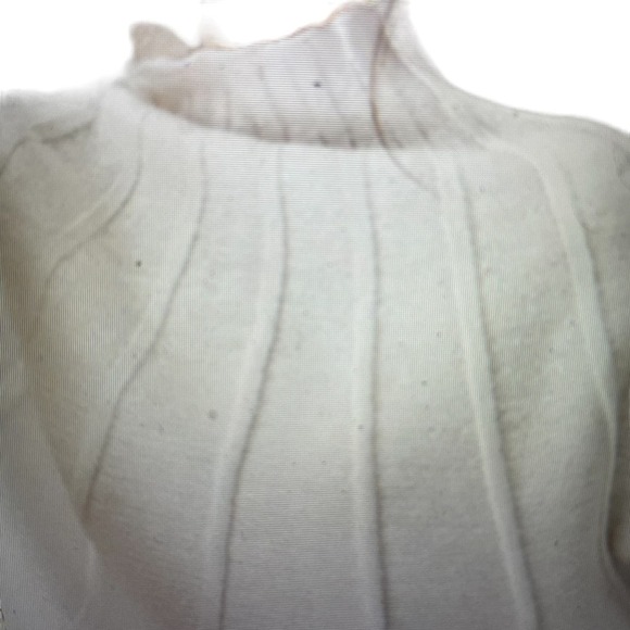 Sweater long sleeve Piping Detail Mock Neck Slouchy Oversized Size Large or 8/10 - Picture 4 of 7